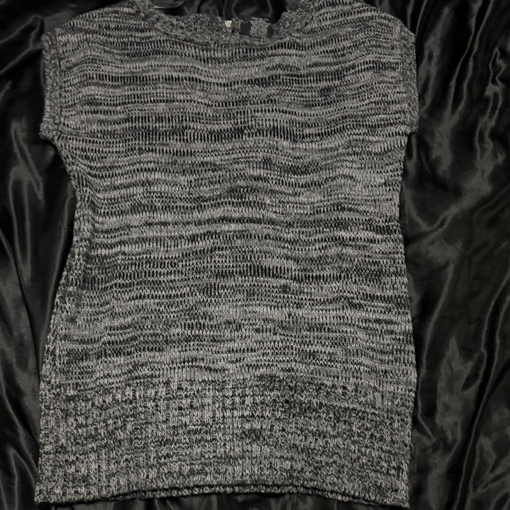 It's Our Time Black and Gray Sweater